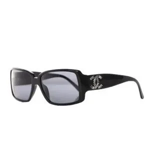 CHANEL Crystal Baguette CC 5114-B Rectangular Sunnies in Black on Black Caviar CHANEL Crystal Baguette CC 5114-B Rectangular | Mercari main image 3